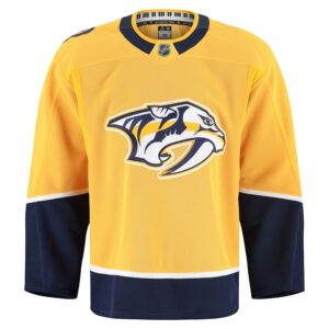 Nashville Predators Jersey4u Home Authentic Pro Jersey - Yellow photo 2 Jersey4u