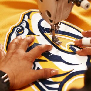 Nashville Predators Jersey4u Home Authentic Pro Jersey - Yellow photo 4 Jersey4u