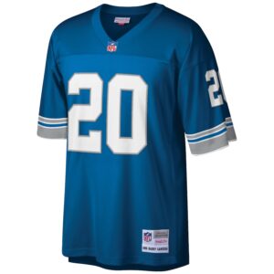 Barry Sanders Detroit Lions Mitchell & Ness Big & Tall 1996 Retired Player Jersey4u Jersey - Blue photo 2 Jersey4u