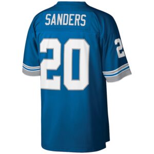 Barry Sanders Detroit Lions Mitchell & Ness Big & Tall 1996 Retired Player Jersey4u Jersey - Blue photo 3 Jersey4u