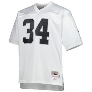 Bo Jackson Las Vegas Raiders Mitchell & Ness Big & Tall 1988 Retired Player Jersey4u Jersey - White photo 2 Jersey4u