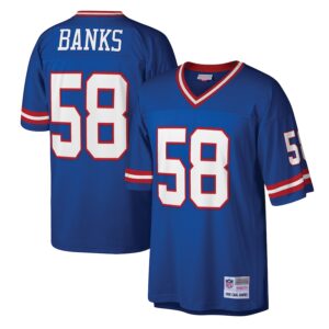 Carl Banks New York Giants Mitchell & Ness Legacy Jersey4u Jersey - Royal photo 1 Jersey4u
