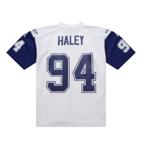 Charles Haley Dallas Cowboys Mitchell & Ness 1994 Alternate Legacy Jersey4u Jersey - White photo 2 Jersey4u