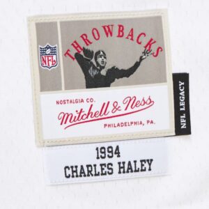 Charles Haley Dallas Cowboys Mitchell & Ness 1994 Alternate Legacy Jersey4u Jersey - White photo 3 Jersey4u