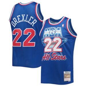 Clyde Drexler Western Conference Mitchell & Ness Hardwood Classics 1992 NBA All-Star Game Swingman Jersey - Royal photo 1 Jersey4u
