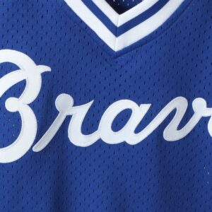 Dale Murphy Atlanta Braves Mitchell & Ness Cooperstown Mesh Batting Practice Jersey - Royal photo 3 Jersey4u