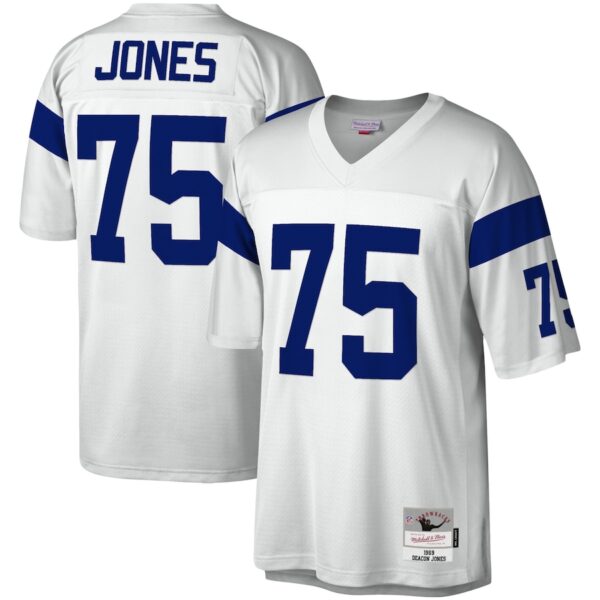 Deacon Jones Los Angeles Rams Mitchell & Ness Legacy Jersey4u Jersey - White photo 1 Jersey4u