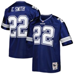 Emmitt Smith Dallas Cowboys 1996 Mitchell & Ness Authentic Throwback Retired Player Jersey - Navy photo 1 Jersey4u