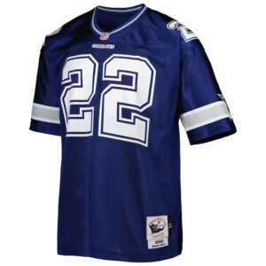 Emmitt Smith Dallas Cowboys 1996 Mitchell & Ness Authentic Throwback Retired Player Jersey - Navy photo 2 Jersey4u