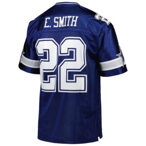 Emmitt Smith Dallas Cowboys 1996 Mitchell & Ness Authentic Throwback Retired Player Jersey - Navy photo 3 Jersey4u