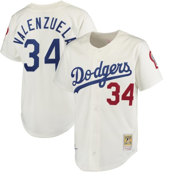 Fernando Valenzuela Los Angeles Dodgers Mitchell & Ness Authentic Jersey - White photo 1 Jersey4u