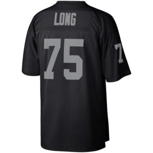 Howie Long Las Vegas Raiders Mitchell & Ness Retired Player Legacy Jersey4u Jersey - Black photo 3 Jersey4u