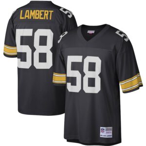 Jack Lambert Pittsburgh Steelers Mitchell & Ness Legacy Jersey4u Jersey - Black photo 1 Jersey4u
