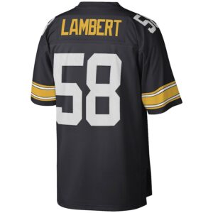 Jack Lambert Pittsburgh Steelers Mitchell & Ness Legacy Jersey4u Jersey - Black photo 3 Jersey4u