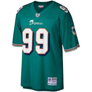 Jason Taylor Miami Dolphins Mitchell & Ness Legacy Jersey4u Jersey - Aqua photo 2 Jersey4u