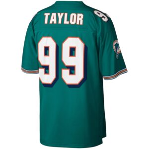 Jason Taylor Miami Dolphins Mitchell & Ness Legacy Jersey4u Jersey - Aqua photo 3 Jersey4u