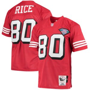 Jerry Rice San Francisco 49ers 1994 Mitchell & Ness Authentic Throwback Retired Player Jersey - Scarlet photo 1 Jersey4u