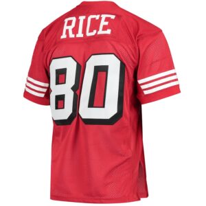 Jerry Rice San Francisco 49ers 1994 Mitchell & Ness Authentic Throwback Retired Player Jersey - Scarlet photo 3 Jersey4u