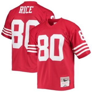 Jerry Rice San Francisco 49ers Mitchell & Ness Legacy Jersey4u Jersey - Scarlet photo 1 Jersey4u