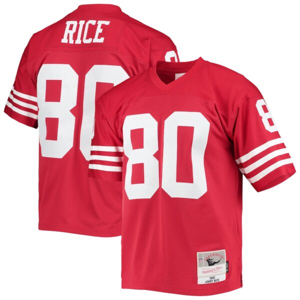 Jerry Rice San Francisco 49ers Mitchell & Ness Legacy Jersey4u Jersey - Scarlet photo 1 Jersey4u