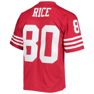 Jerry Rice San Francisco 49ers Mitchell & Ness Legacy Jersey4u Jersey - Scarlet photo 3 Jersey4u
