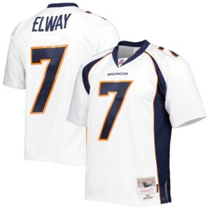 John Elway Denver Broncos Mitchell & Ness 1998 Legacy Jersey4u Jersey - White photo 1 Jersey4u