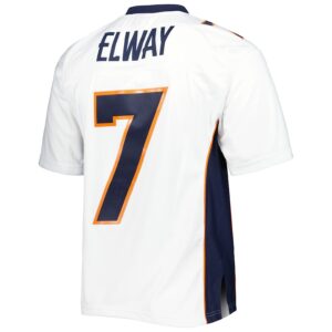 John Elway Denver Broncos Mitchell & Ness 1998 Legacy Jersey4u Jersey - White photo 3 Jersey4u