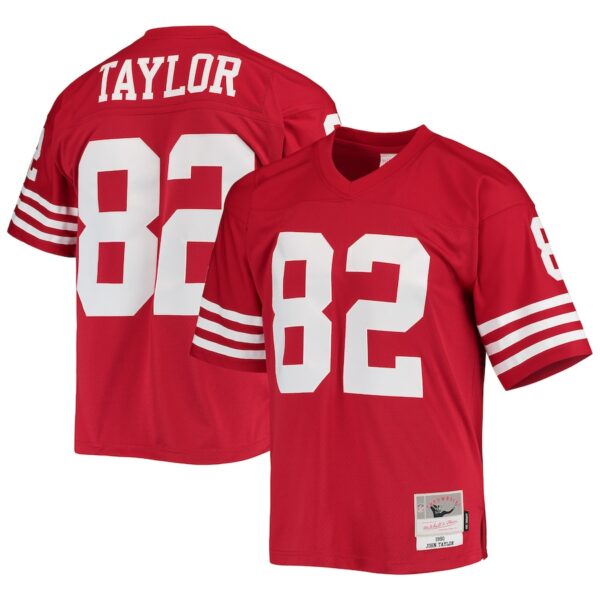 John Taylor San Francisco 49ers Mitchell & Ness Legacy Jersey4u Jersey - Scarlet photo 1 Jersey4u