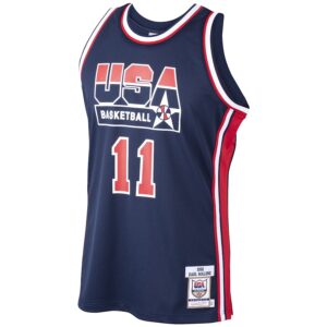 Karl Malone USA Basketball Mitchell & Ness 1992 Dream Team Authentic Jersey - Navy photo 2 Jersey4u