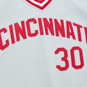 Ken Griffey Jr. Cincinnati Reds Mitchell & Ness 2004 Cooperstown Collection Authentic Throwback Jersey - Gray photo 4 Jersey4u
