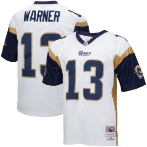 Kurt Warner Los Angeles Rams Mitchell & Ness Big & Tall 2001 Retired Player Jersey4u Jersey - White photo 1 Jersey4u
