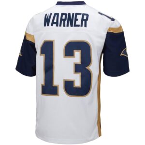 Kurt Warner Los Angeles Rams Mitchell & Ness Big & Tall 2001 Retired Player Jersey4u Jersey - White photo 3 Jersey4u