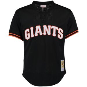 Matt Williams San Francisco Giants Mitchell & Ness Cooperstown Mesh Batting Practice Jersey - Black photo 2 Jersey4u