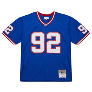 Michael Strahan New York Giants Mitchell & Ness Big & Tall 1993 Retired Player Jersey4u Jersey - Royal photo 2 Jersey4u