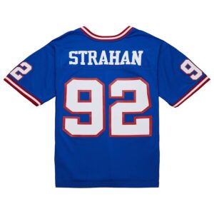 Michael Strahan New York Giants Mitchell & Ness Big & Tall 1993 Retired Player Jersey4u Jersey - Royal photo 3 Jersey4u