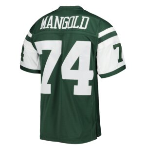 Nick Mangold New York Jets Mitchell & Ness Legacy Jersey4u Jersey - Green photo 3 Jersey4u