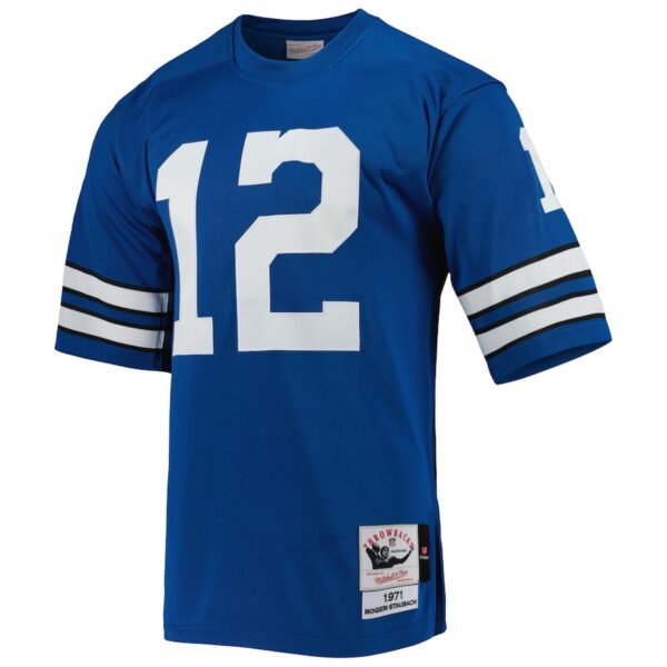 Roger Staubach Dallas Cowboys 1971 Mitchell & Ness Authentic Throwback Retired Player Jersey - Royal photo 2 Jersey4u