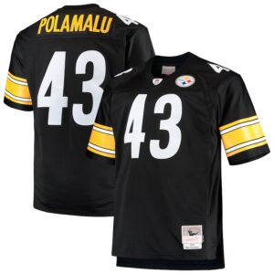 Troy Polamalu Pittsburgh Steelers Mitchell & Ness Big & Tall 2005 Retired Player Jersey4u Jersey - Black photo 1 Jersey4u
