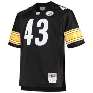 Troy Polamalu Pittsburgh Steelers Mitchell & Ness Big & Tall 2005 Retired Player Jersey4u Jersey - Black photo 2 Jersey4u