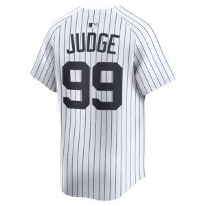 Aaron Judge New York Yankees Nike Home Limited Player Jersey - White photo 3 Jersey4u