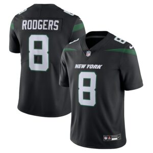 Aaron Rodgers New York Jets Nike  Vapor Untouchable Limited Jersey - Black photo 1 Jersey4u