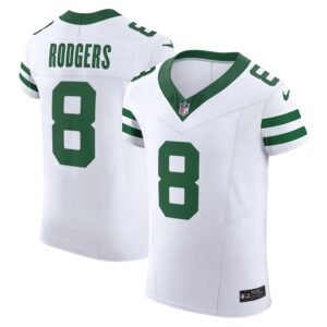 Aaron Rodgers New York Jets Nike  Vapor F.U.S.E. Elite Jersey - Legacy White photo 1 Jersey4u