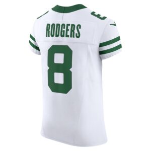 Aaron Rodgers New York Jets Nike  Vapor F.U.S.E. Elite Jersey - Legacy White photo 3 Jersey4u