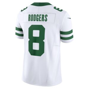 Aaron Rodgers New York Jets Nike Vapor F.U.S.E. Limited Jersey - Legacy White photo 3 Jersey4u