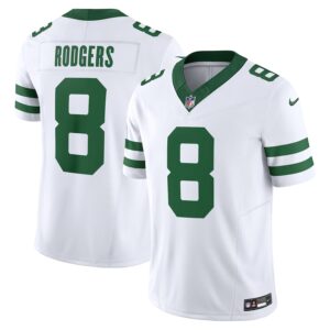 Aaron Rodgers New York Jets Nike Vapor F.U.S.E. Limited Jersey  - Legacy White photo 1 Jersey4u