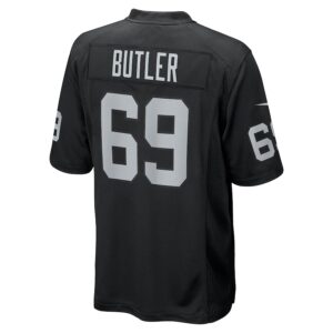 Adam Butler Las Vegas Raiders Nike Team Game Jersey -  Black photo 3 Jersey4u
