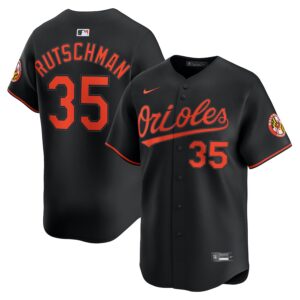 Adley Rutschman Baltimore Orioles Nike Alternate Limited Player Jersey - Black photo 1 Jersey4u