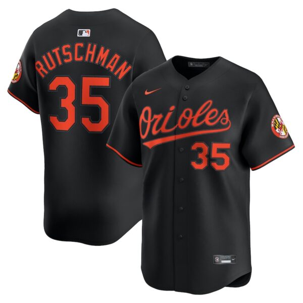 Adley Rutschman Baltimore Orioles Nike Alternate Limited Player Jersey - Black photo 1 Jersey4u