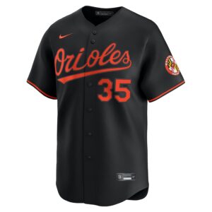 Adley Rutschman Baltimore Orioles Nike Alternate Limited Player Jersey - Black photo 2 Jersey4u