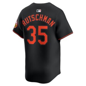 Adley Rutschman Baltimore Orioles Nike Alternate Limited Player Jersey - Black photo 3 Jersey4u